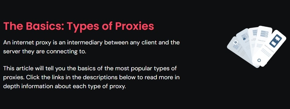 Smartproxy Proxy Types