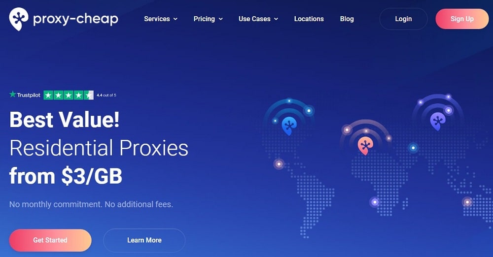 Proxy Cheap Homepage overview