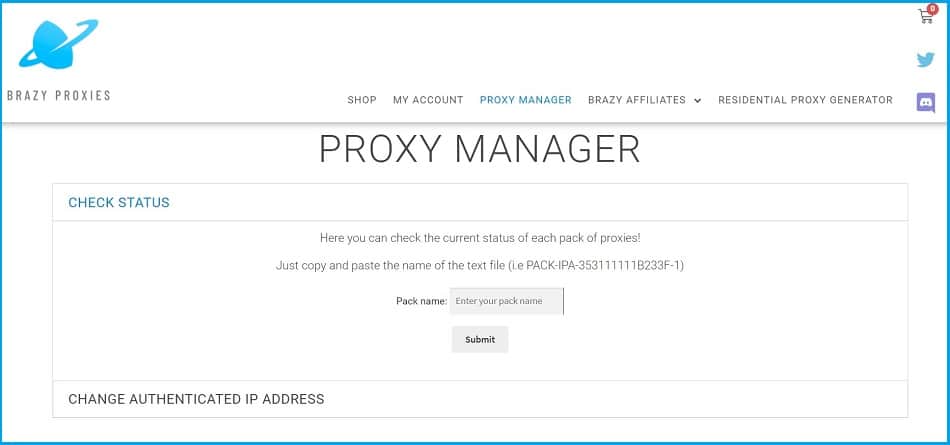 Brazy Proxies Authentication