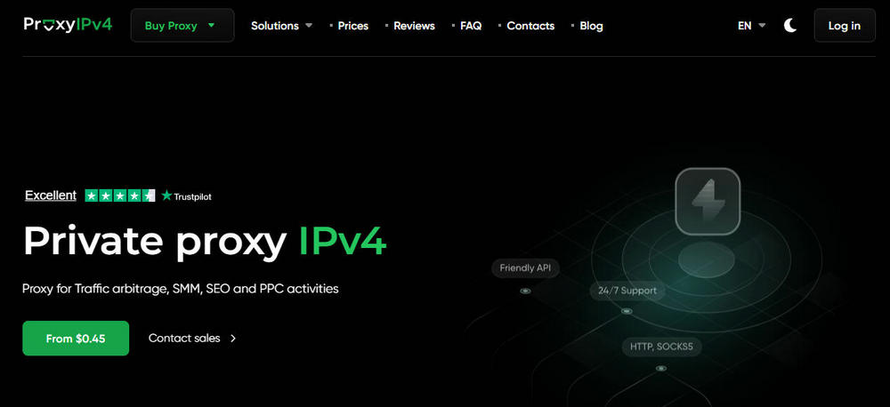 Proxy-IPv4 New Homepage