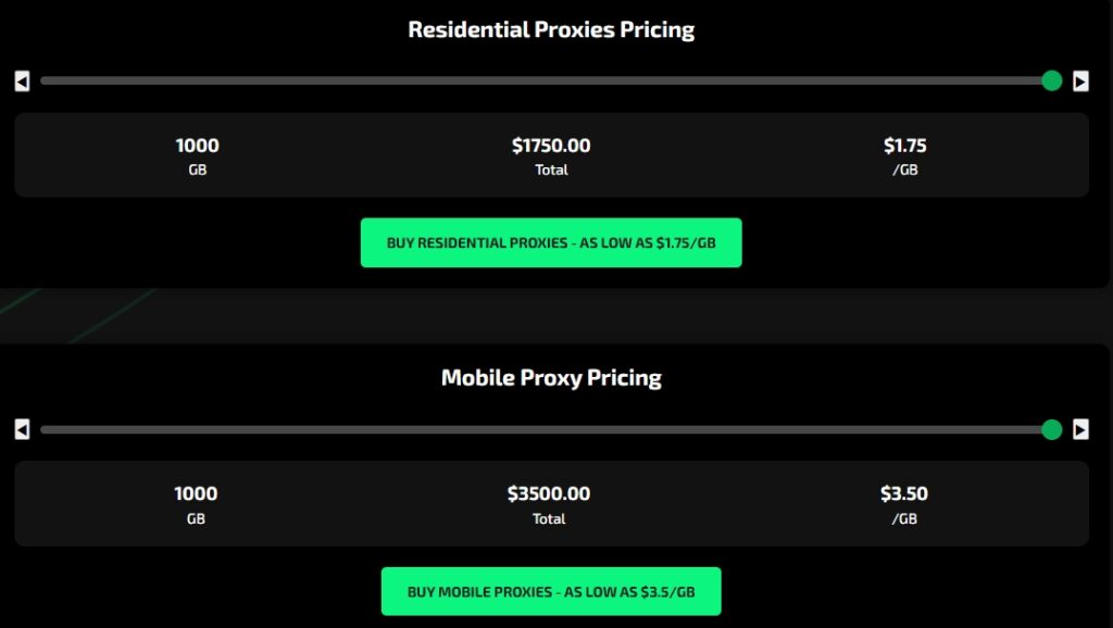 ResiProx Pricing