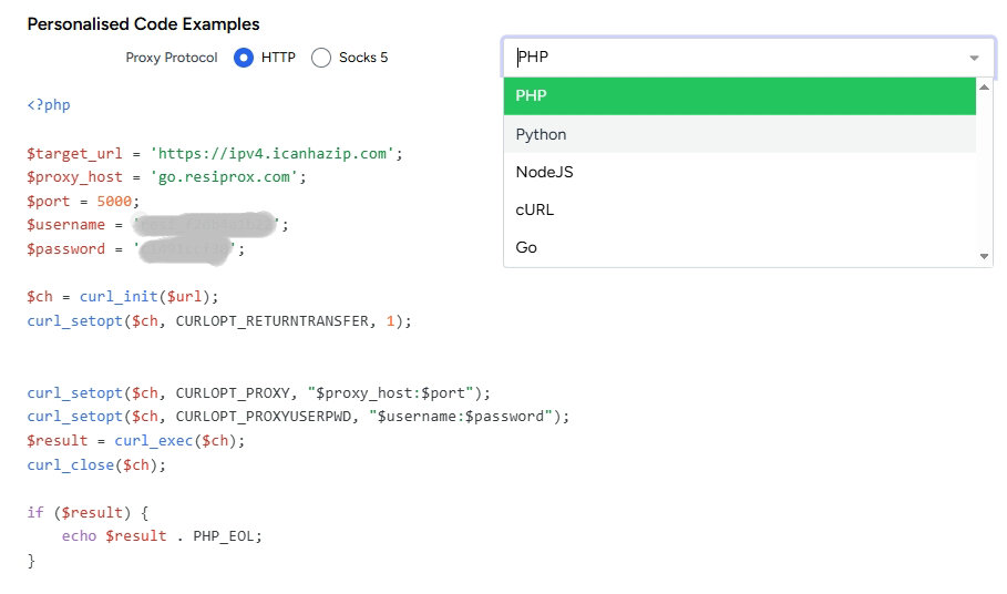 Resiprox Integration