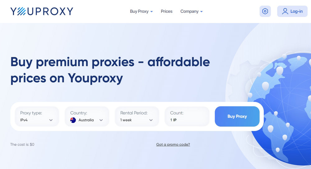 Youproxy Homepage