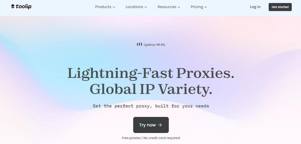 Toolip.io Homepage