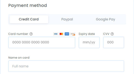 Toolip.io Payment Method