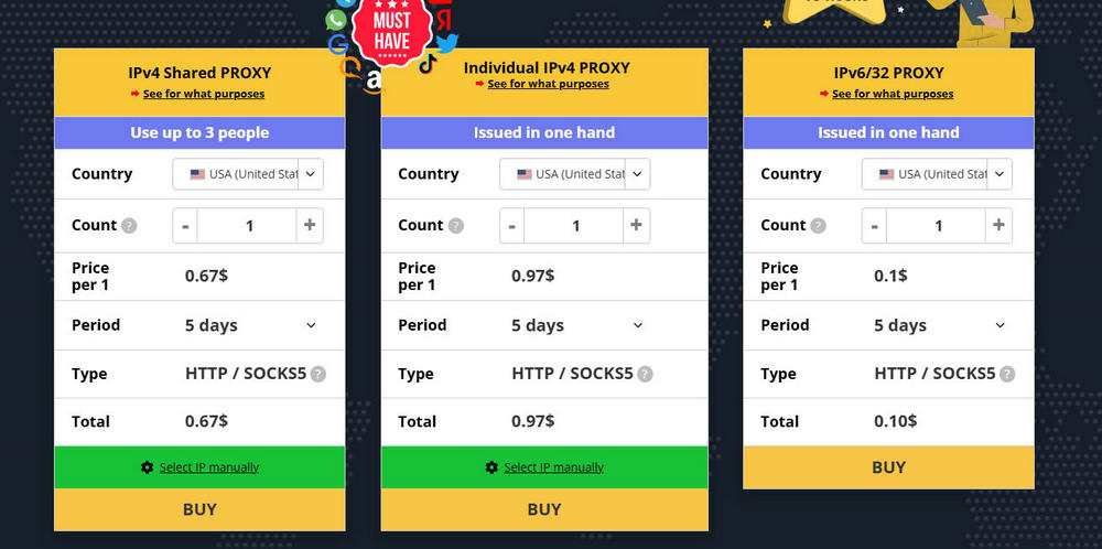 proxyline price