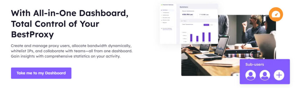 BestProxy Dashboard