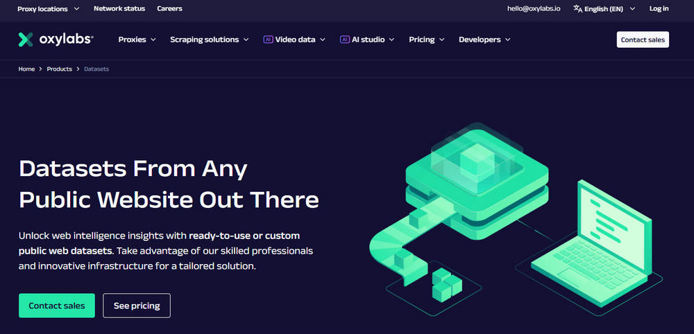 Oxylabs Datasets
